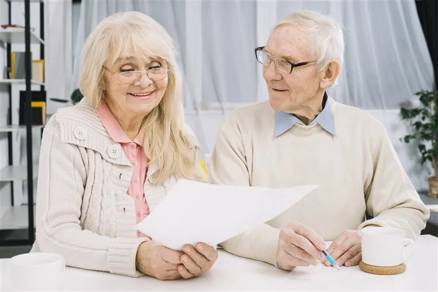Couple reviewing estate planning documents